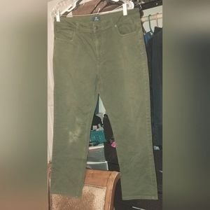 George Men's Green Distressed Jeans